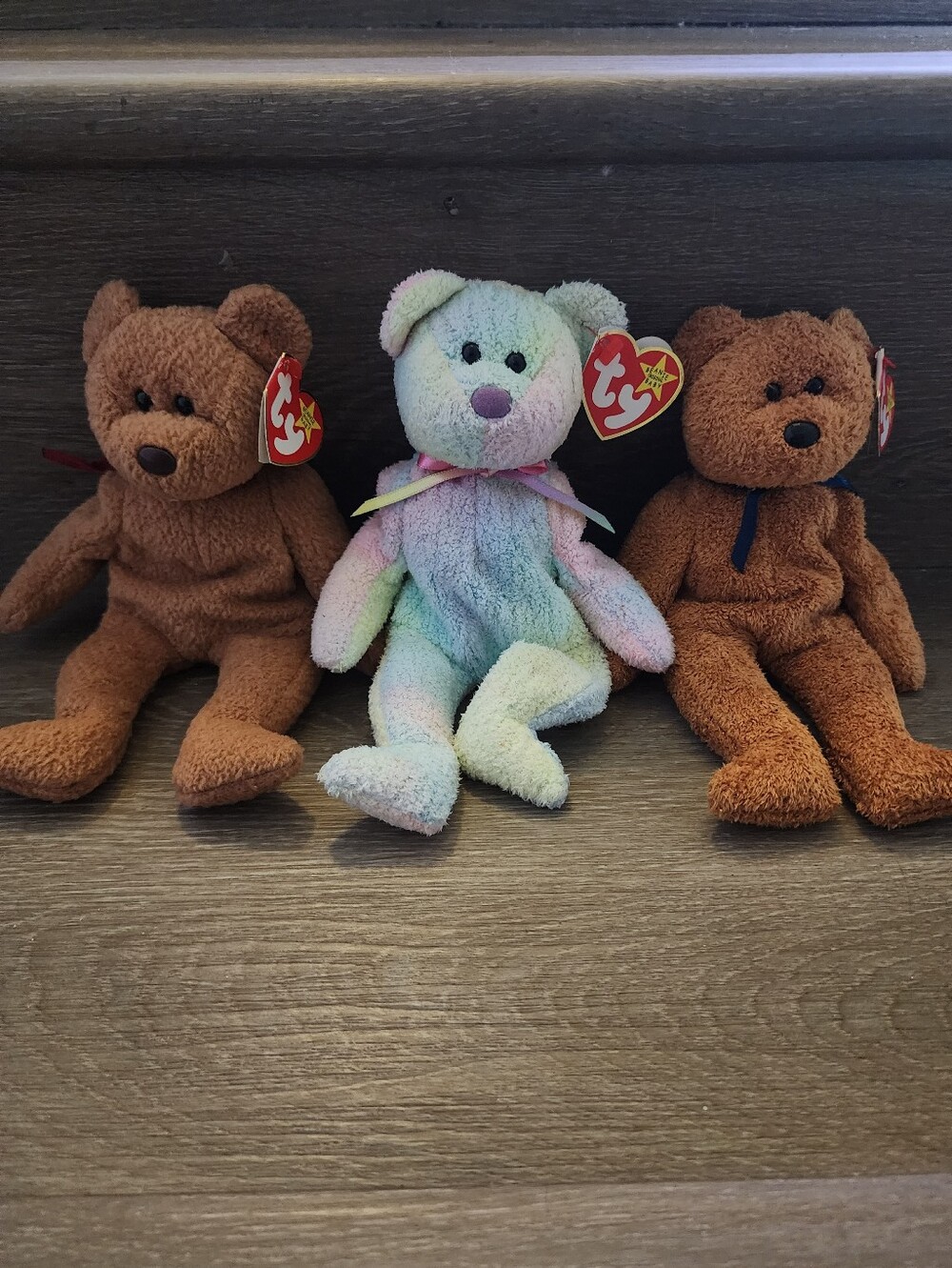 3 TY Beanie Baby Bears